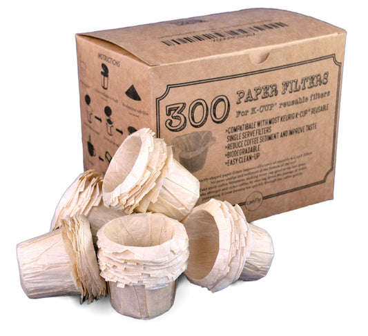 canFly 300 unbleached disposable K-Cup paper filters box